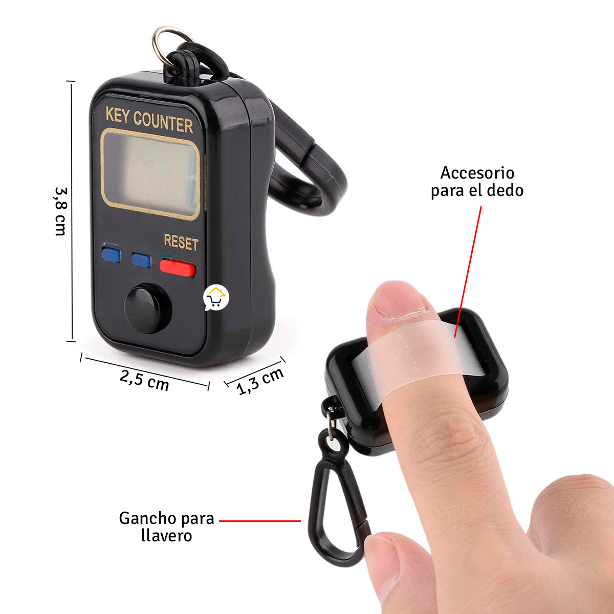 Miniatura 5 de Contador De Personas 6 Digitos 215007